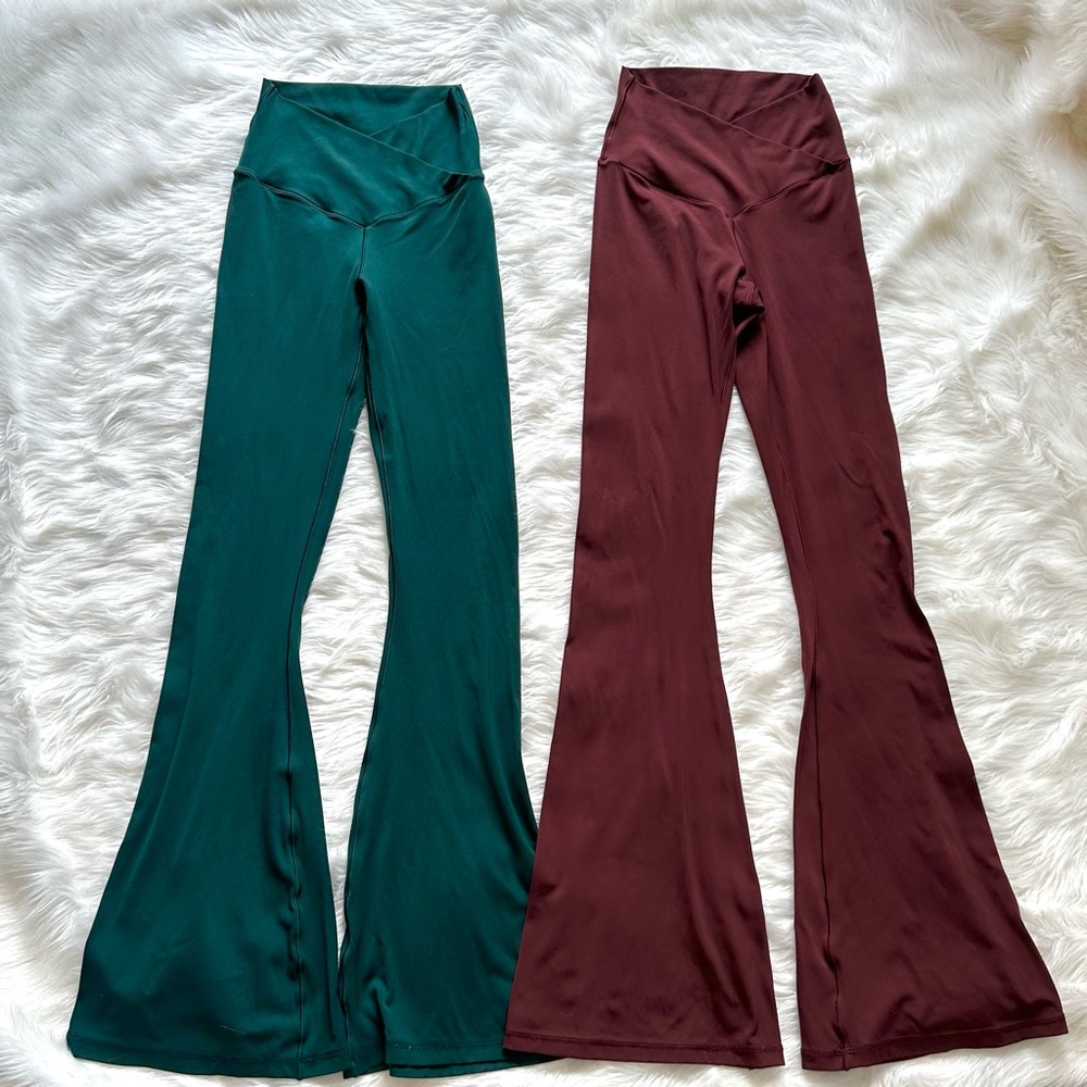 Two Pairs or Aerie Crossover Flare Leggings